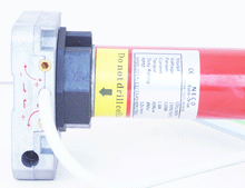 Load image into Gallery viewer, Neco Tubular Motor ED1 series 70NM with Manual Override