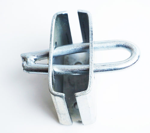 Zinc plated chain lock for use with roller shutters 