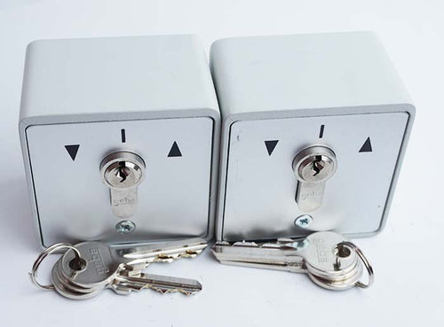 Geba Keyed Alike Keyswitch for Roller Shutter - Front