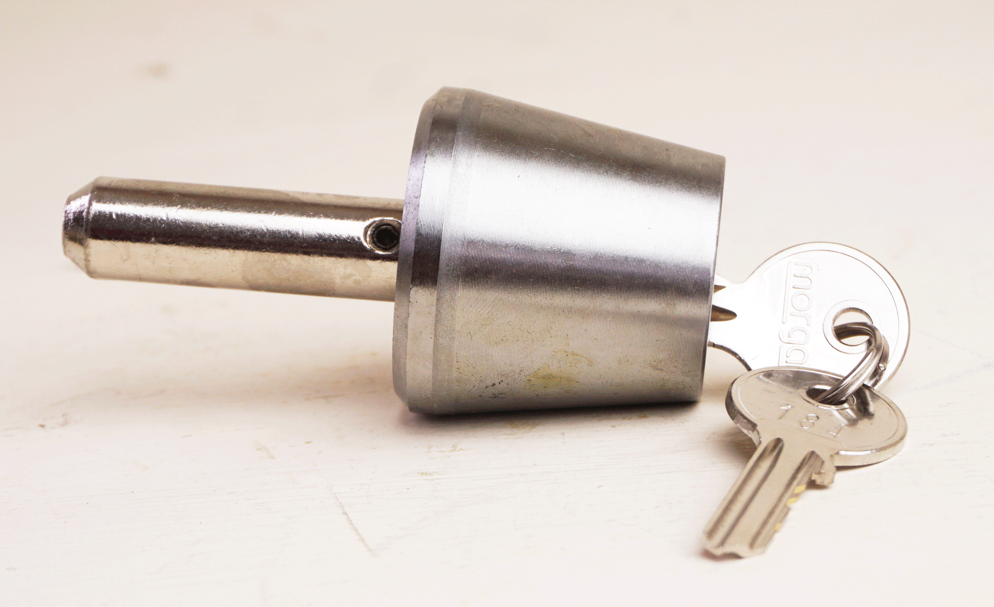 Roller shutter bullet lock pin locks oval replacement with housing